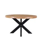 Eettafel rond , Zazuhome , 120cm, Mangohout naturel